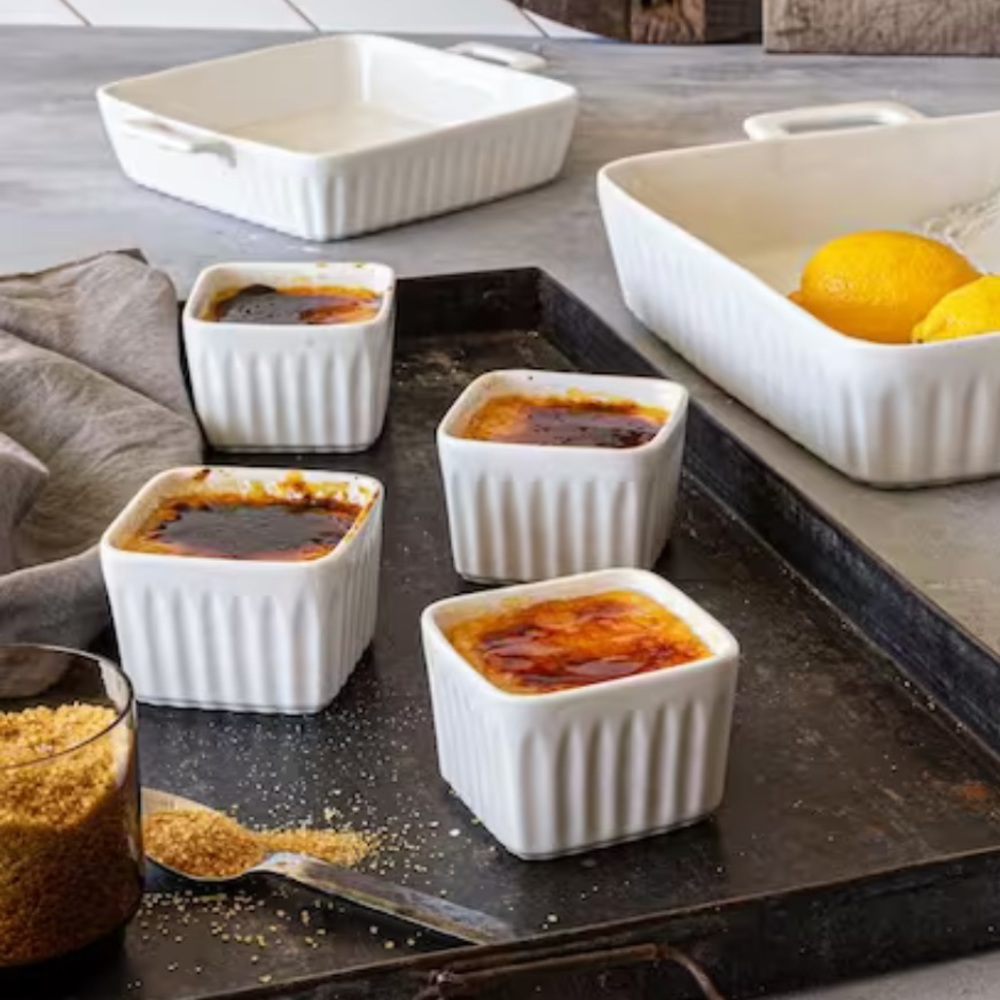 Over and Back Square Ramekin